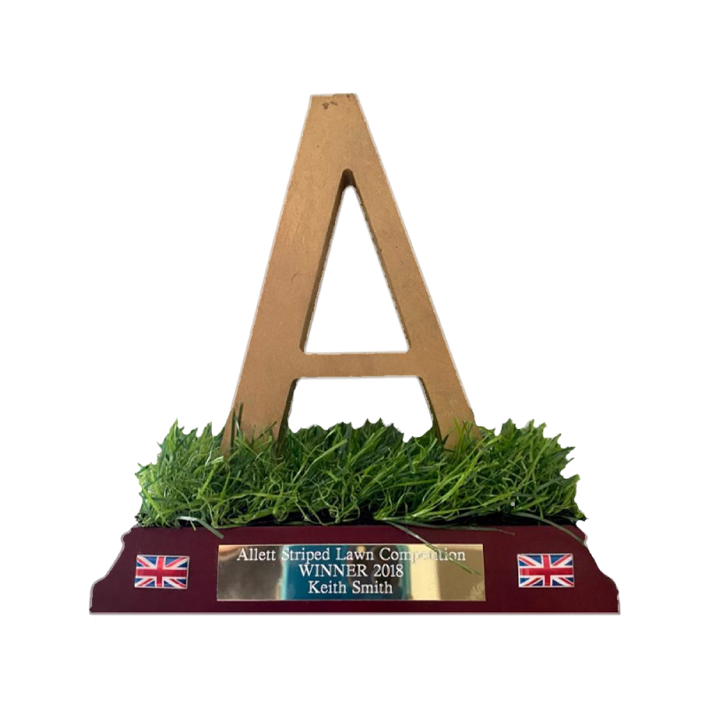 Awards won by All things turf, Bark and Allett striped lawn competition 2018 